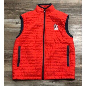 St. Louis Cardinals Adult XL Red Puffer Vest Full Zip SGA Stadium Giveaway